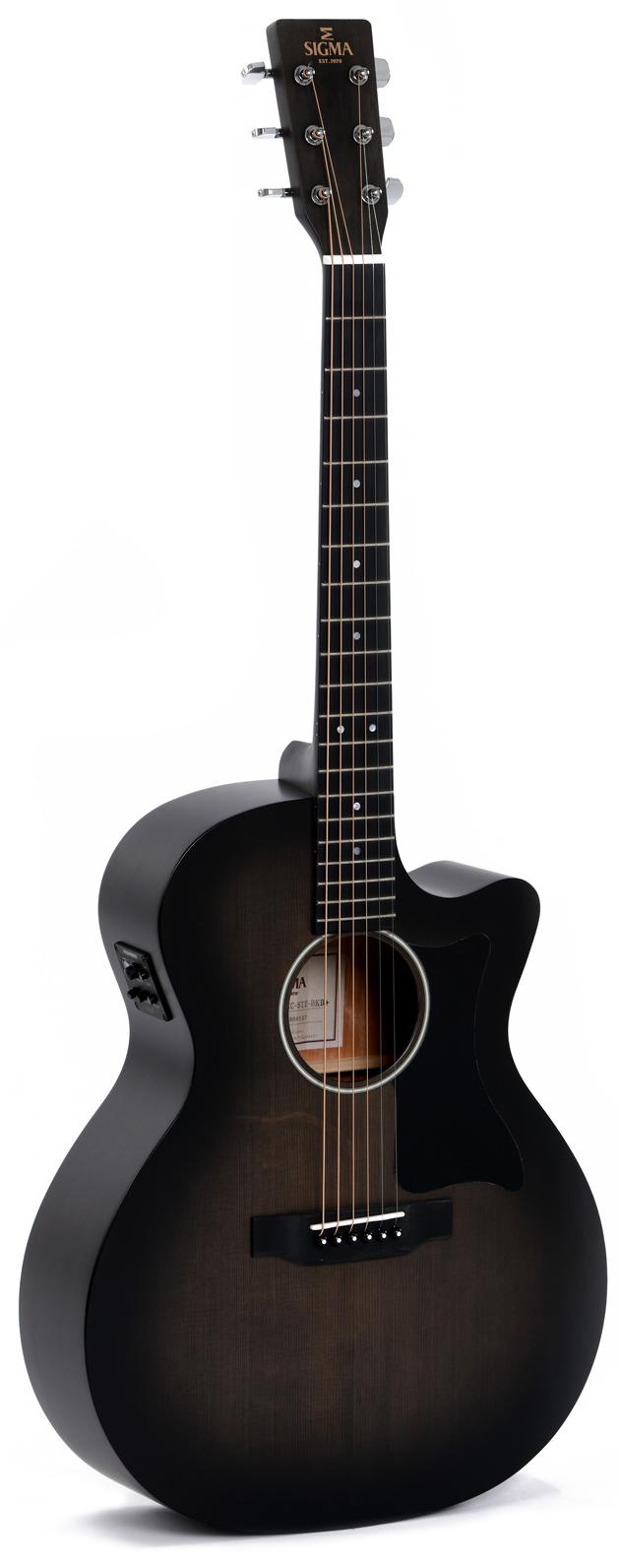 Гитара электроакустическая Sigma GMC-STE-BKB
