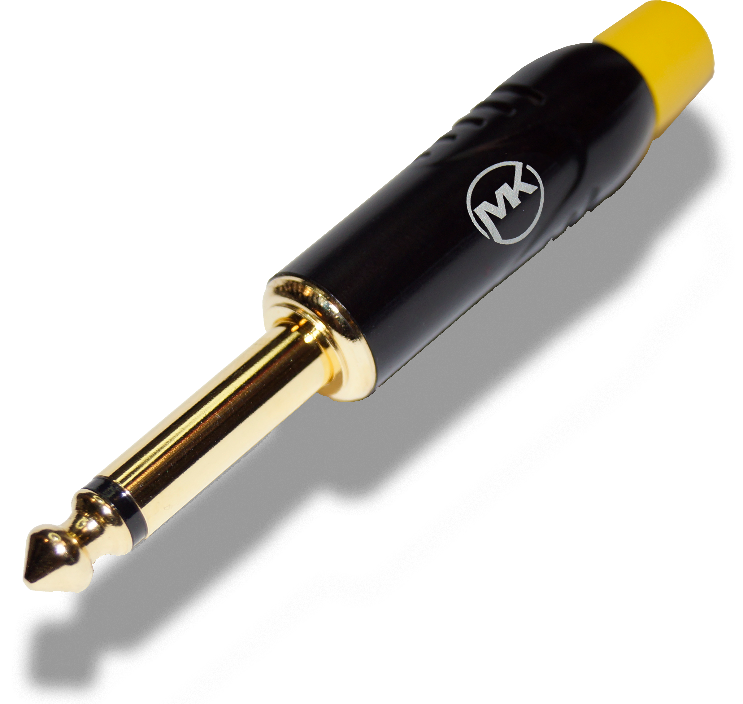 Разъем Jack (mono) MUZKABEL MJ-2G YE