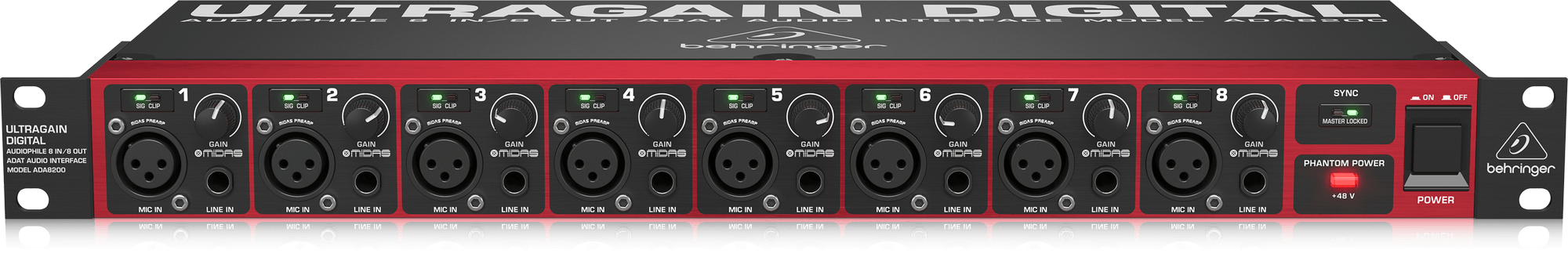 Аудиоконвертер (АЦП-ЦАП) Behringer ADA8200