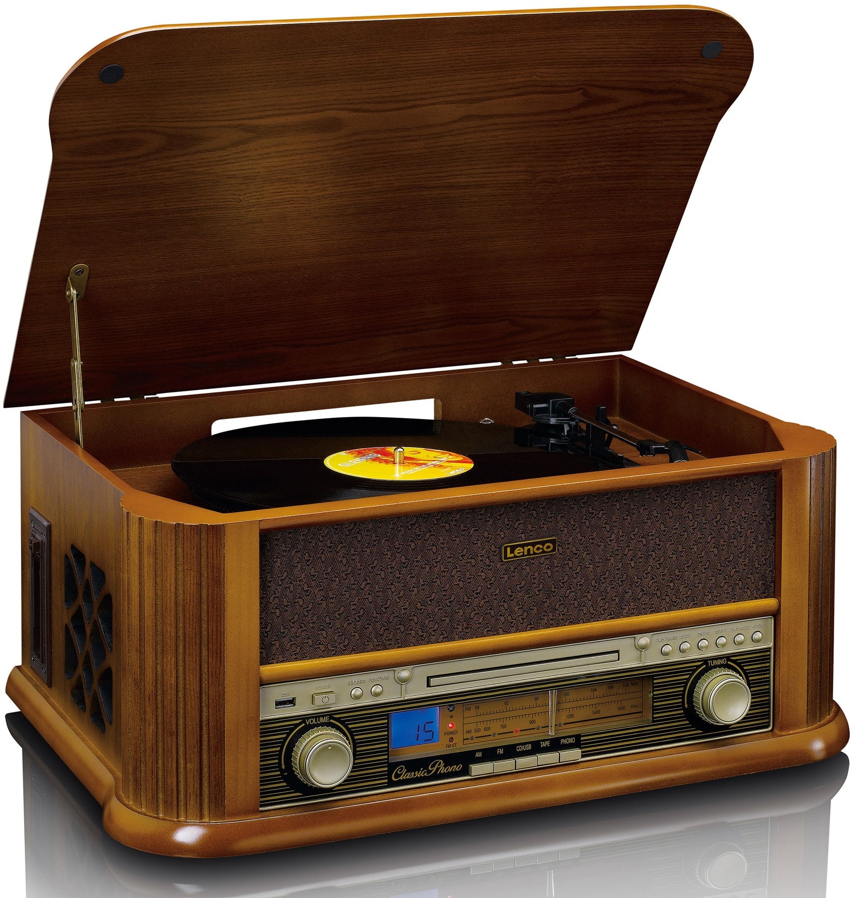 Виниловый проигрыватель Lenco TCD-2550