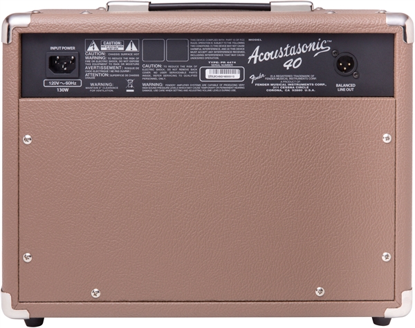 Комбоусилитель для акустической гитары FENDER ACOUSTASONIC 40