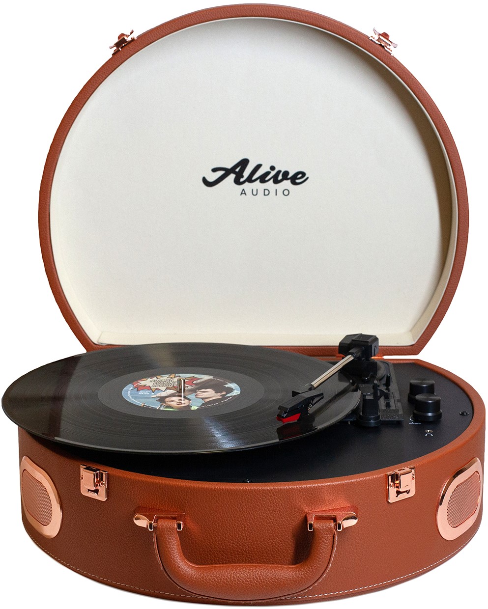 Виниловый проигрыватель Alive Audio MOVIE MVI-05-FC French Chocolate