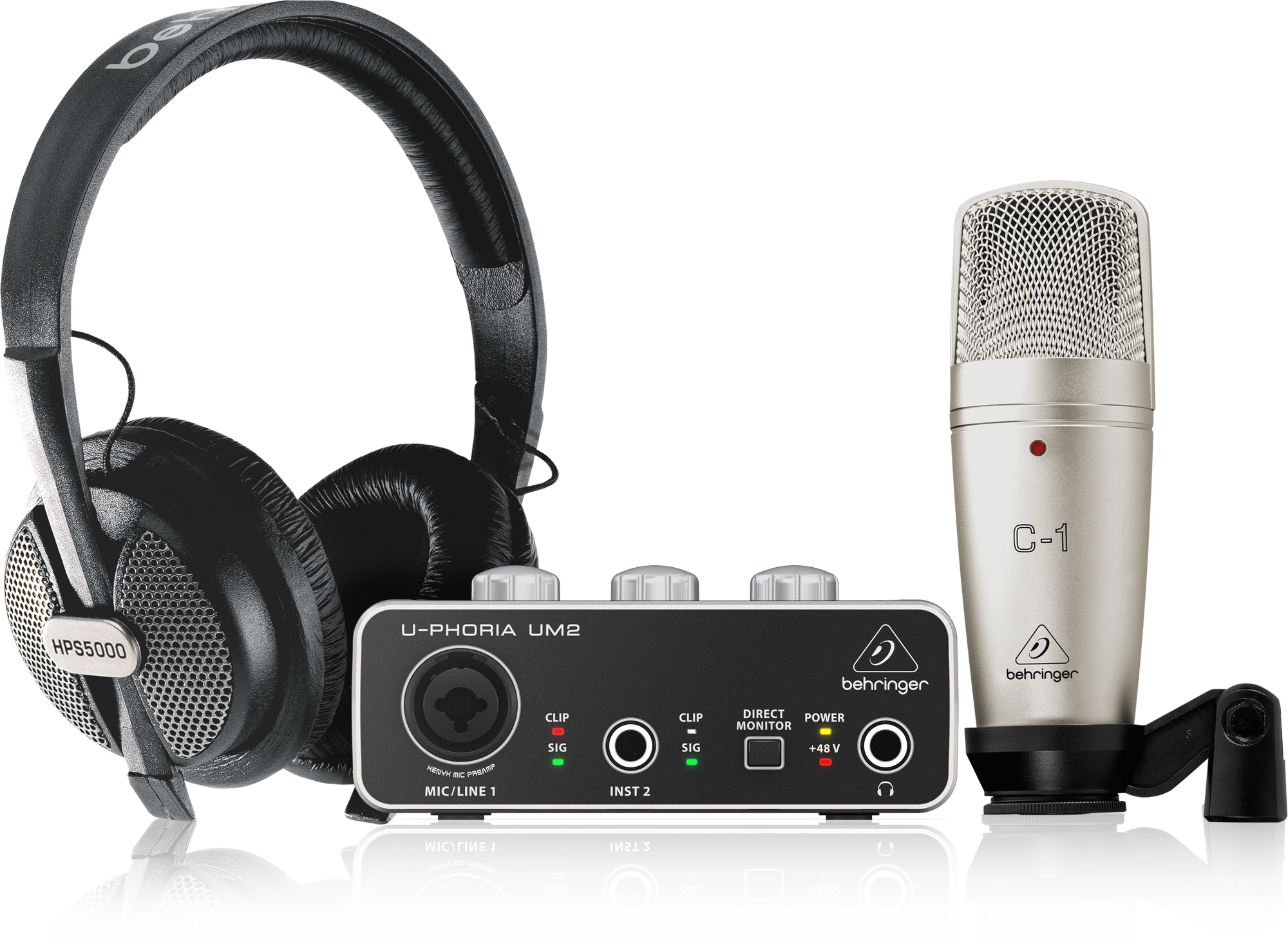 Студийный комплект Behringer U-Phoria Studio