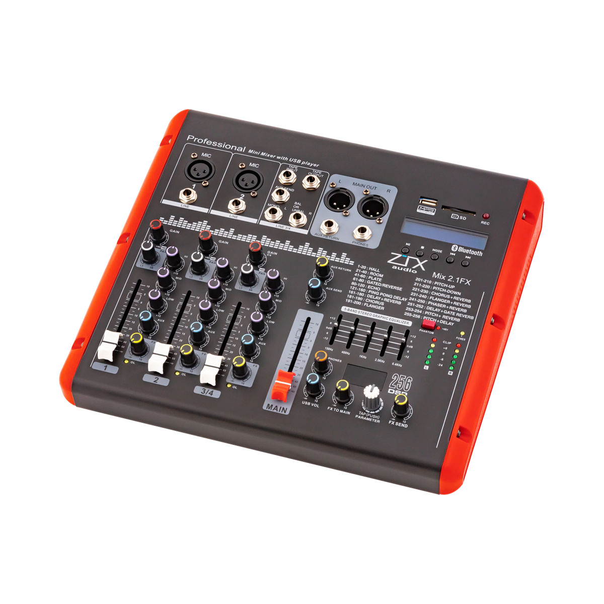 Микшер аналоговый ZTX audio Mix 2.1Fx