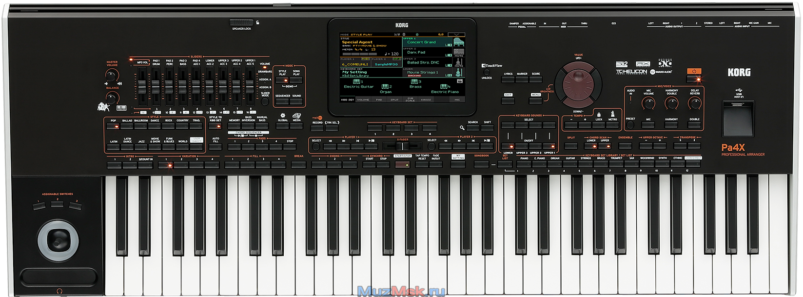 Аранжировочная станция KORG Pa4X-OR-61