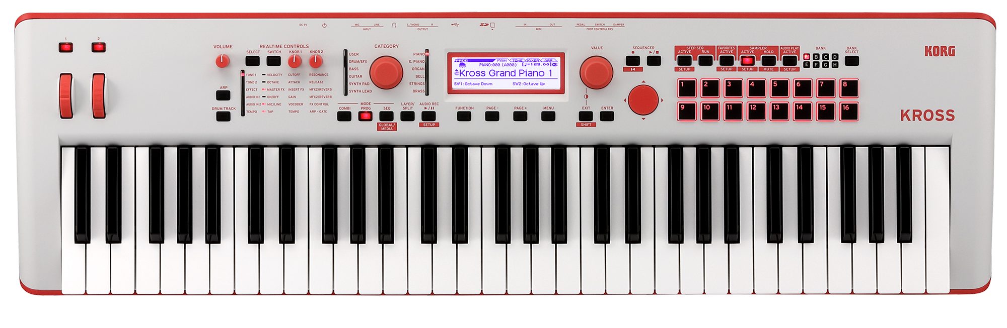 Рабочая станция KORG KROSS2 SE (NEON)-61GR