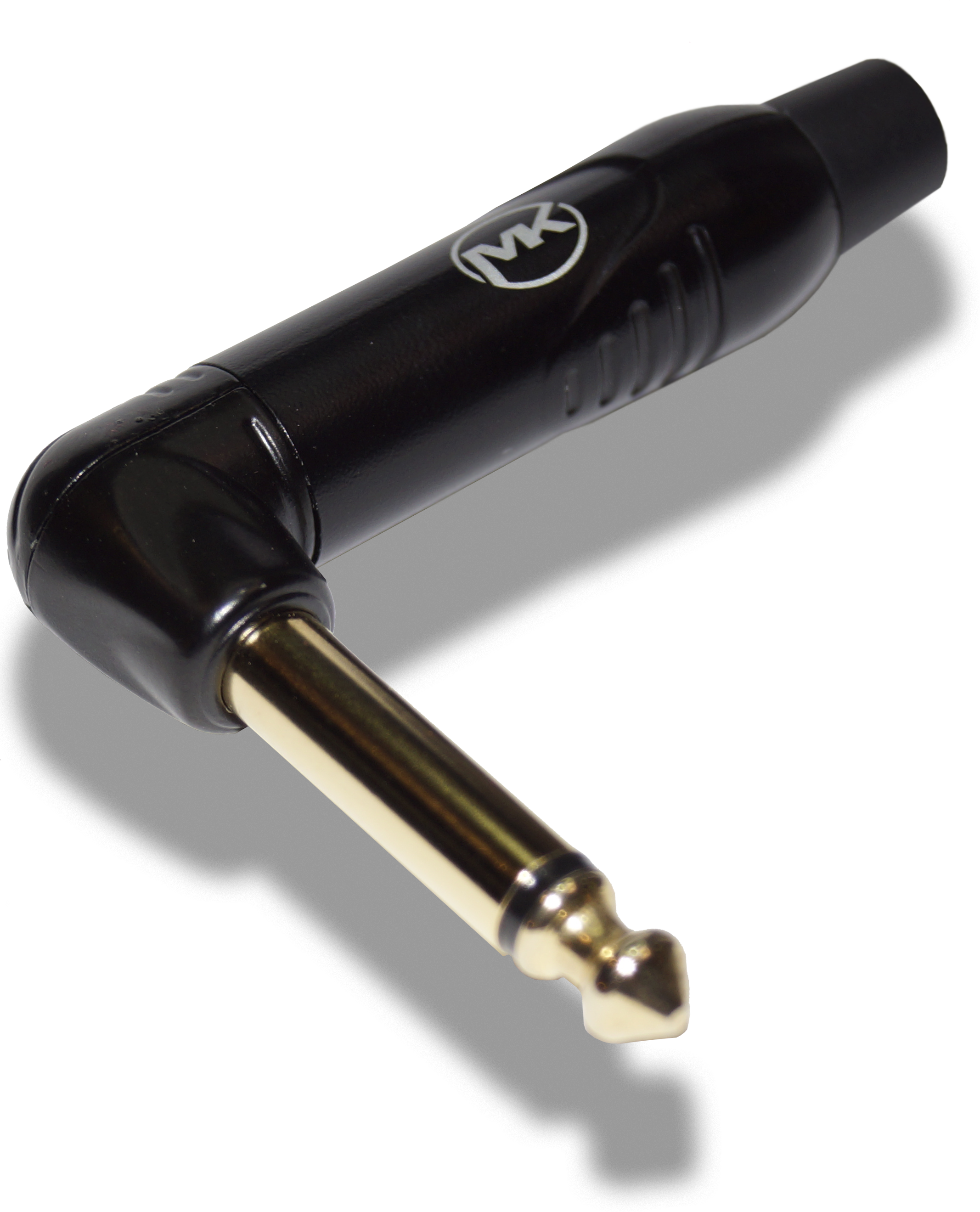 Разъем Jack (mono) MUZKABEL MJ-2GRX BK