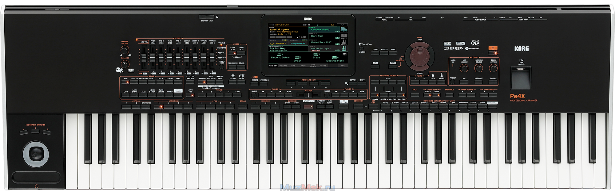 Аранжировочная станция KORG Pa4X-OR-76