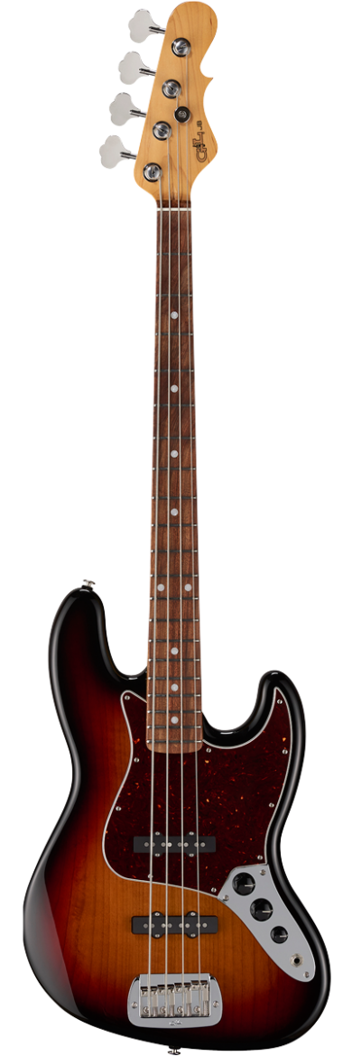 Бас-гитара G&L FD JB 3-Tone Sunburst Pine CR