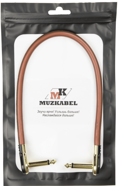 Патч-кабель MUZKABEL JZMK5BP - 0.2 метра, JACK - JACK