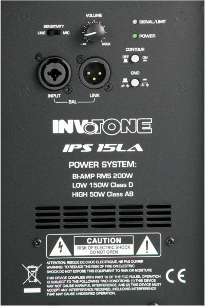 Акустическая система Активная Invotone IPS15LA