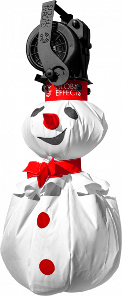 Подвесная Конфетти Машина Global Swirl Snowman (снеговик)