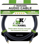 Аудио кабель MUZKABEL RSFIK4B - 15 метров, RCA – RCA