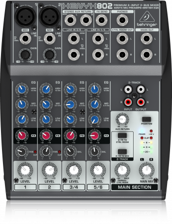 Микшер аналоговый Behringer XENYX 802