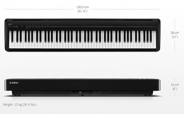 Цифровое пианино Kawai ES120 W