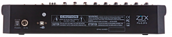 Микшер аналоговый ZTX audio Pro 6.3Fx