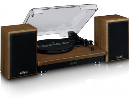 Виниловый проигрыватель Lenco LS-100 Wood