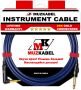 Гитарный кабель MUZKABEL JSLIK1(R) - 10 метров, JACK - JACK (Угловой)
