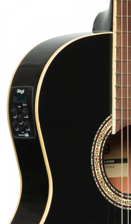 Гитара классическая STAGG SCL60 TCE-BLK