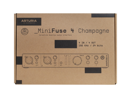 Звуковая карта Arturia MiniFuse 4 Champagne