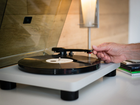 Виниловый проигрыватель Lenco LS-50 Gray