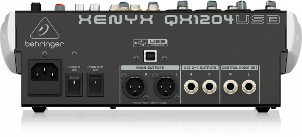 Микшер аналоговый Behringer XENYX QX1204USB