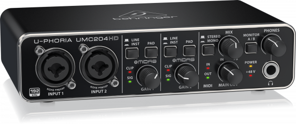 Звуковая карта Behringer UMC204HD