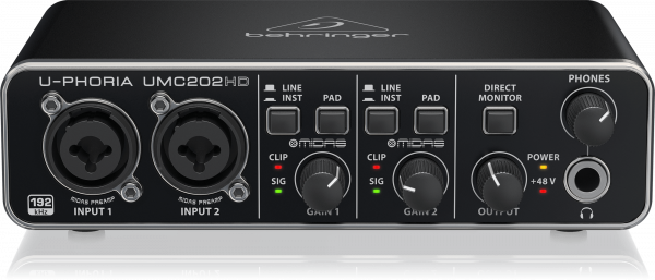 Звуковая карта Behringer UMC202HD