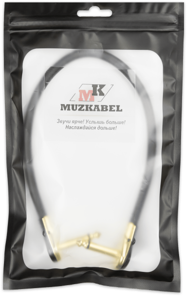 Патч-кабель MUZKABEL CJXMK3P - 0.1 метра, JACK - JACK