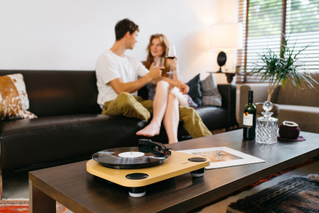 Виниловый проигрыватель Lenco LS-40 Wood