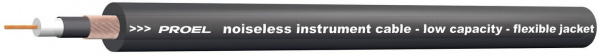 Инструментальный кабель - PROEL HPC110BK, 1 Х 0.25 мм², Чёрный