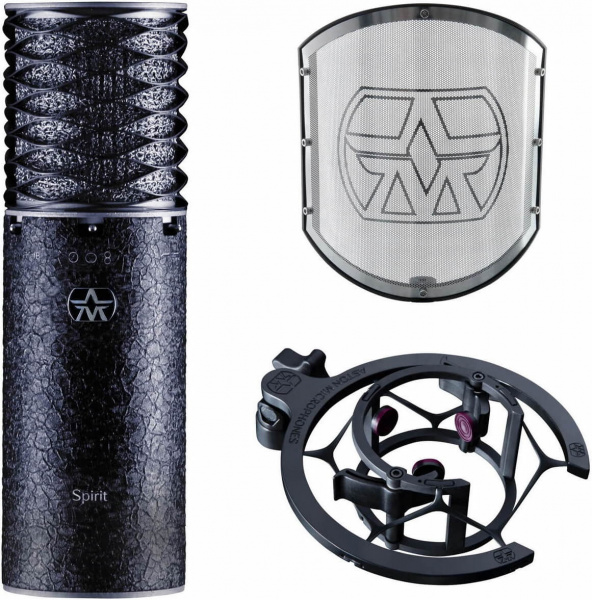 Микрофон студийный Aston Microphones SPIRIT BLACK BUNDLE