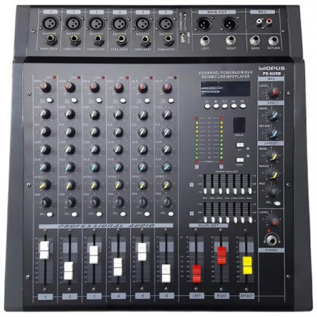 Микшер с усилителем Opus PE6USB