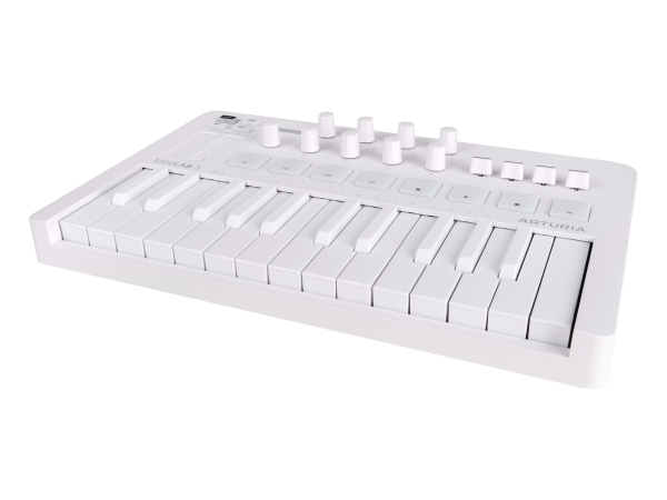 MIDI клавиатура ARTURIA MiniLAB 3 Alpine White