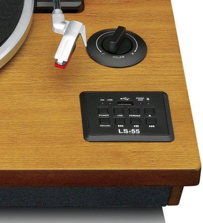 Виниловый проигрыватель Lenco LS-55 Walnut