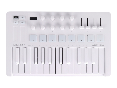 MIDI клавиатура ARTURIA MiniLAB 3 Alpine White