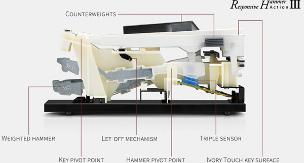 Цифровое пианино Kawai CN301 W