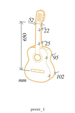 Гитара классическая Perez 600