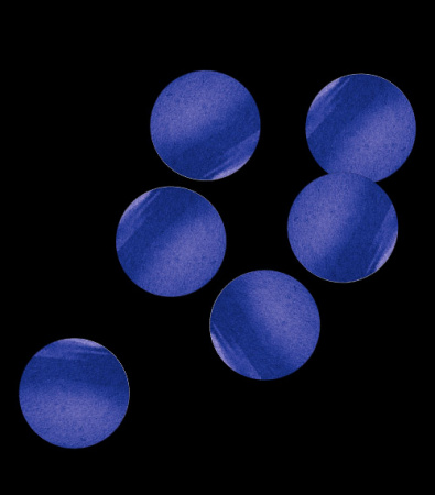 Конфетти бумажное Круги синие