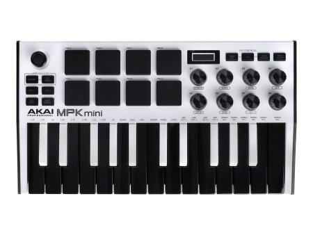 MIDI клавиатура AKAI PRO MPK MINI MK3 W