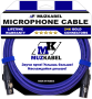 Микрофонный кабель MUZKABEL XXFMK1V - 2 метра, XLR – XLR