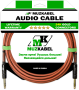 Аудио кабель MUZKABEL BZMK5B - 1,5 метра, JACK (стерео) - JACK (стерео)
