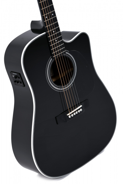 Гитара электроакустическая Sigma DMC-1E-BK