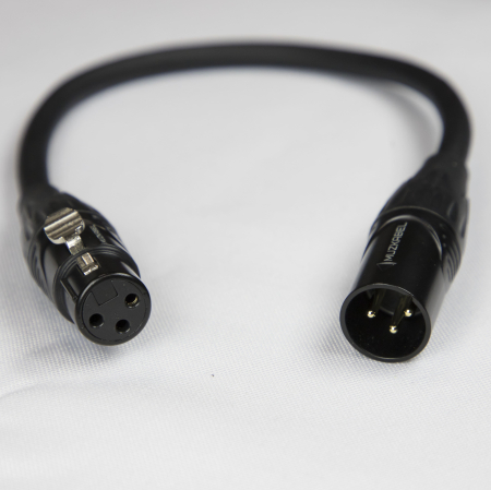 Патч-кабель MUZKABEL CBXMK3P - 0.1 метра, XLR - XLR