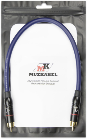 Патч-кабель MUZKABEL RSFIK4SP - 0.1 метра, RCA – RCA (Красное кольцо)