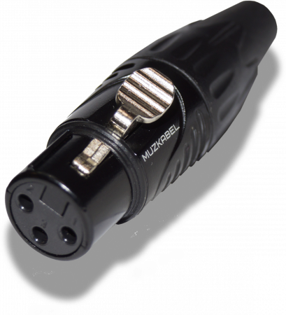 Разъем XLR MUZKABEL MRF-3G B