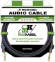 Аудио кабель MUZKABEL BRZMK3 - 1 метр, JACK (стерео) - JACK (стерео)