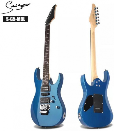 Электрогитара Smiger S-G5-BL Floyd Rose Superstrat