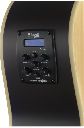 Гитара электроакустическая STAGG SA35 ACE-N